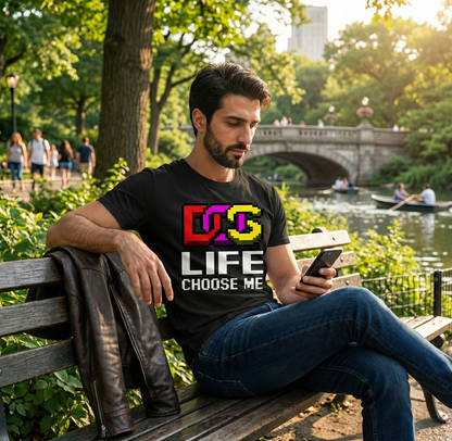 MS DOS Life Choose Me | Vintage Half-Sleeve T-Shirt